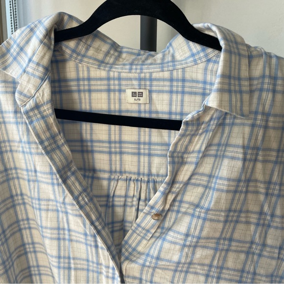 NWOT Uniqlo Soft Oversized Flannel - Picture 3 of 6